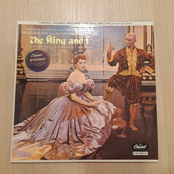 Vintage Rodgers And Hammersteins Capitol Stereo The King And I Vinyl Record - Picture 1 of 7